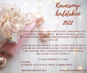 Karácsonyi bérletakció 2022